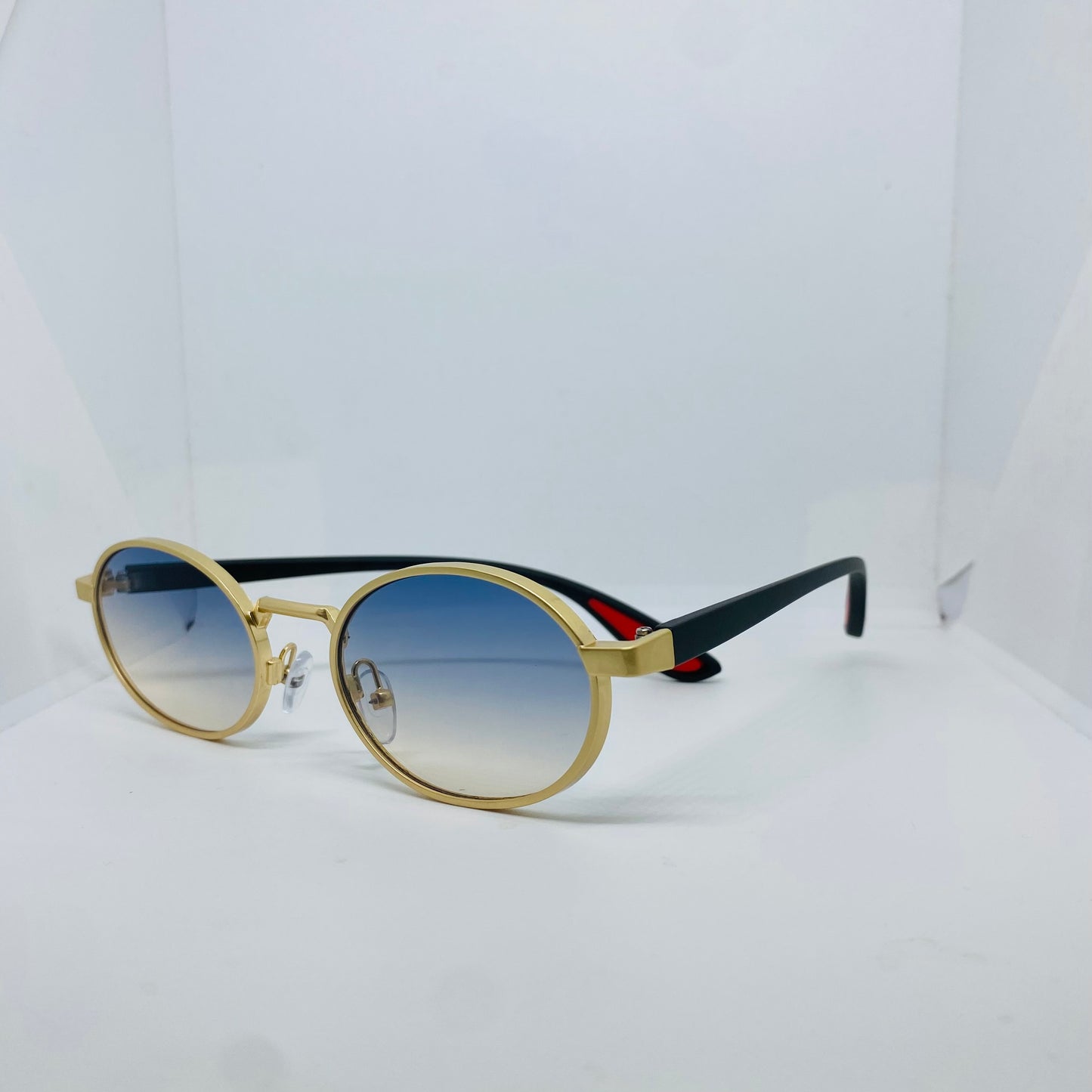 GOLD WITH BLUE