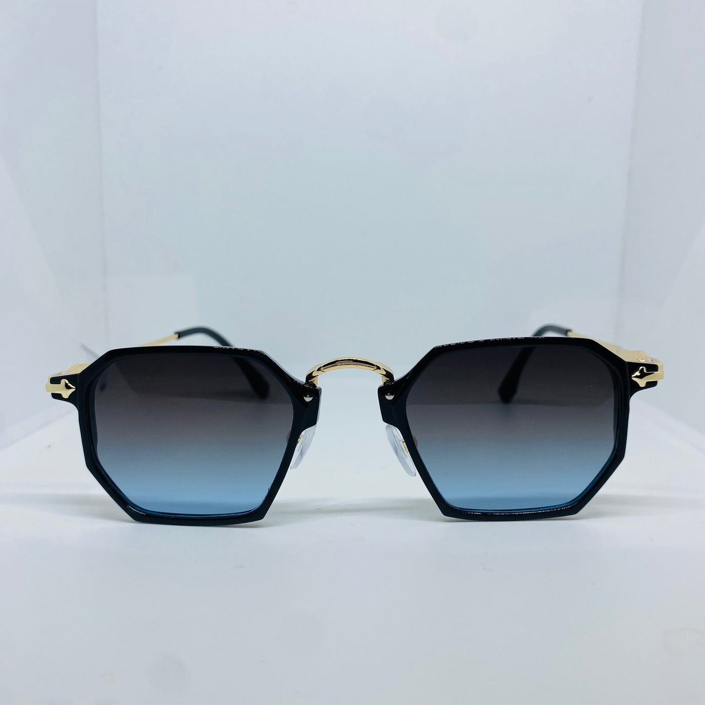GOLD WITH BLUE
