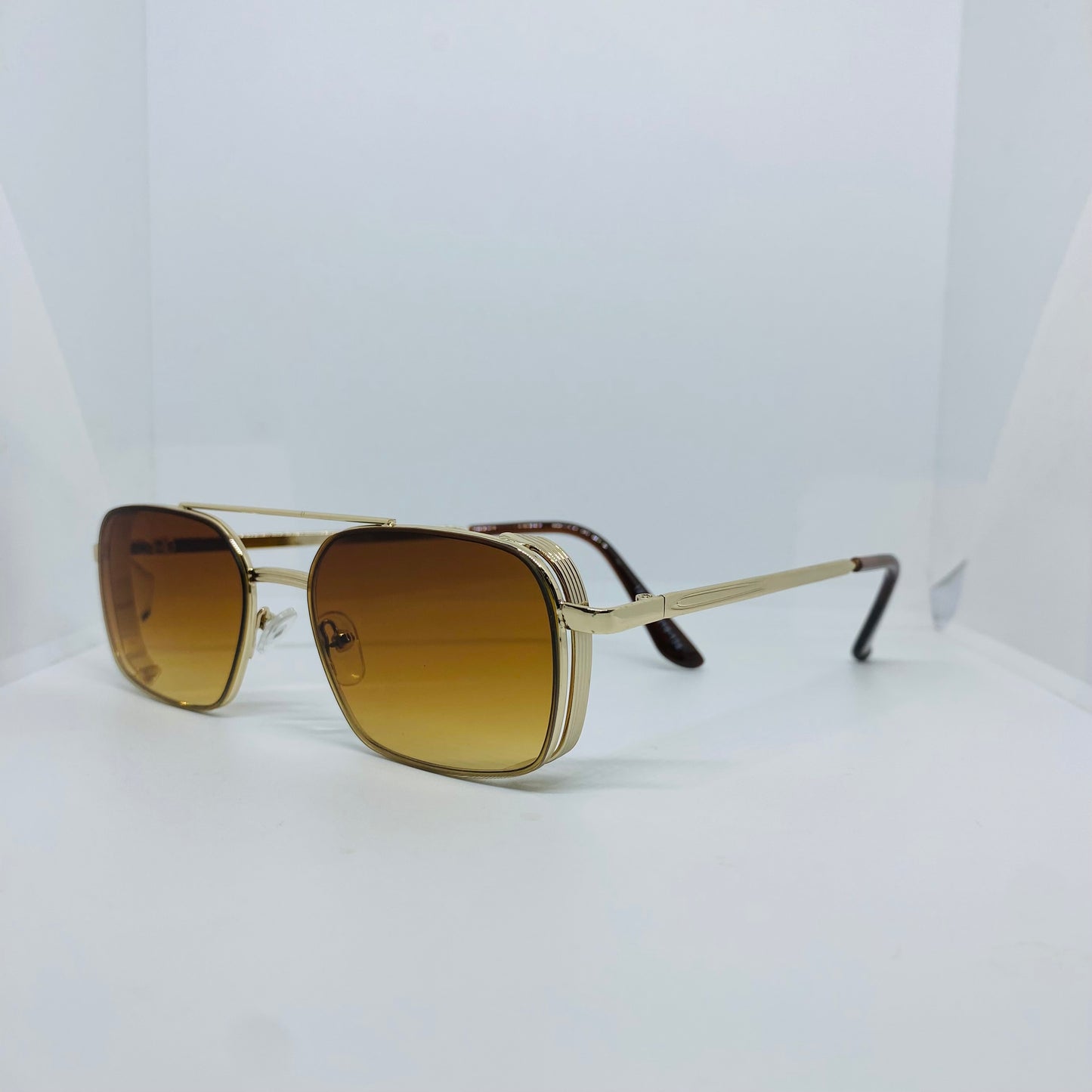BROWN WITH GOLD