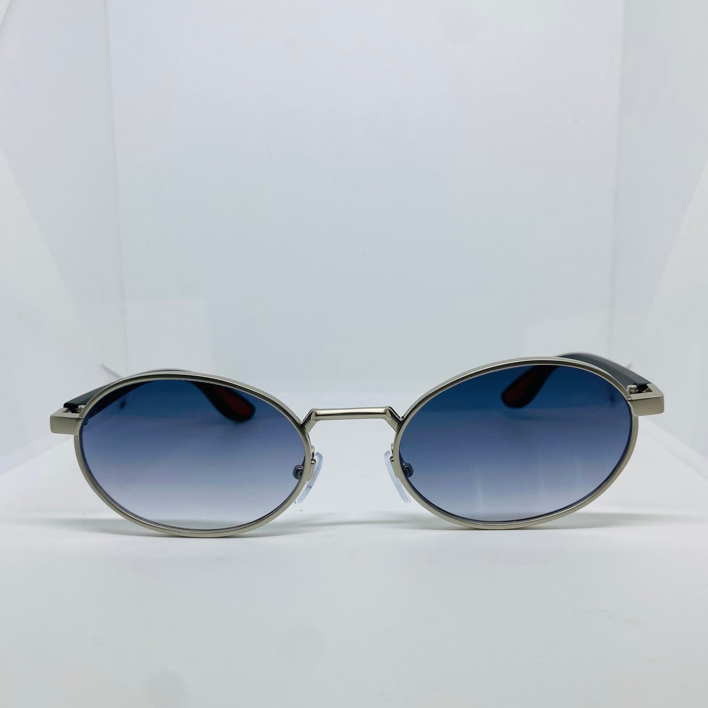 SILVER WITH BLUE