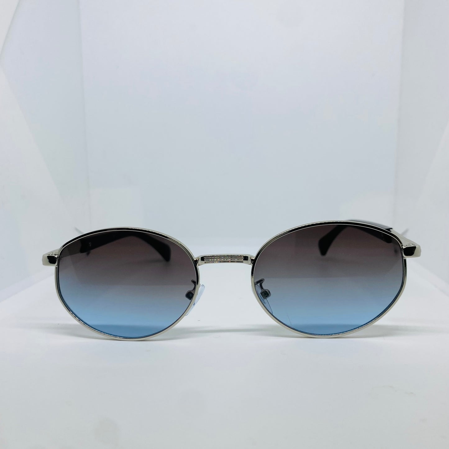 SILVER WITH BLUE