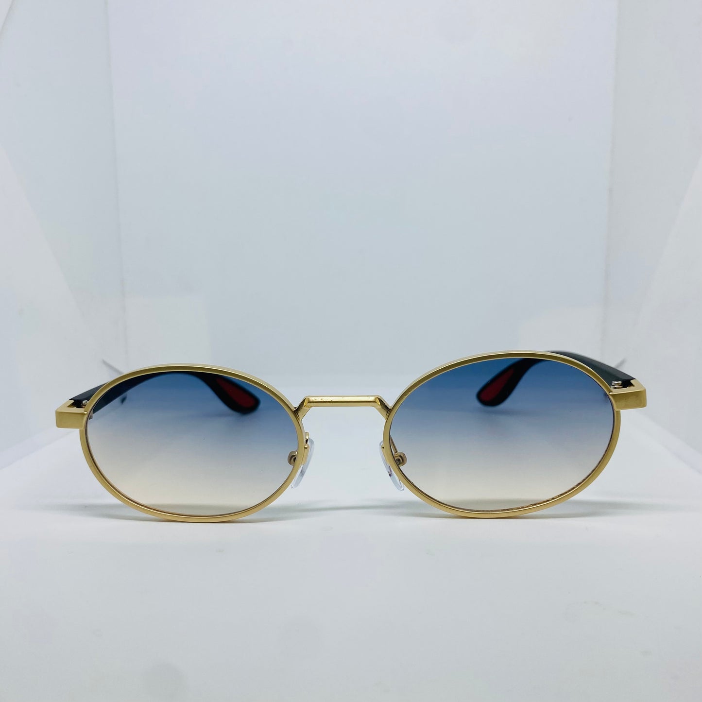 GOLD WITH BLUE
