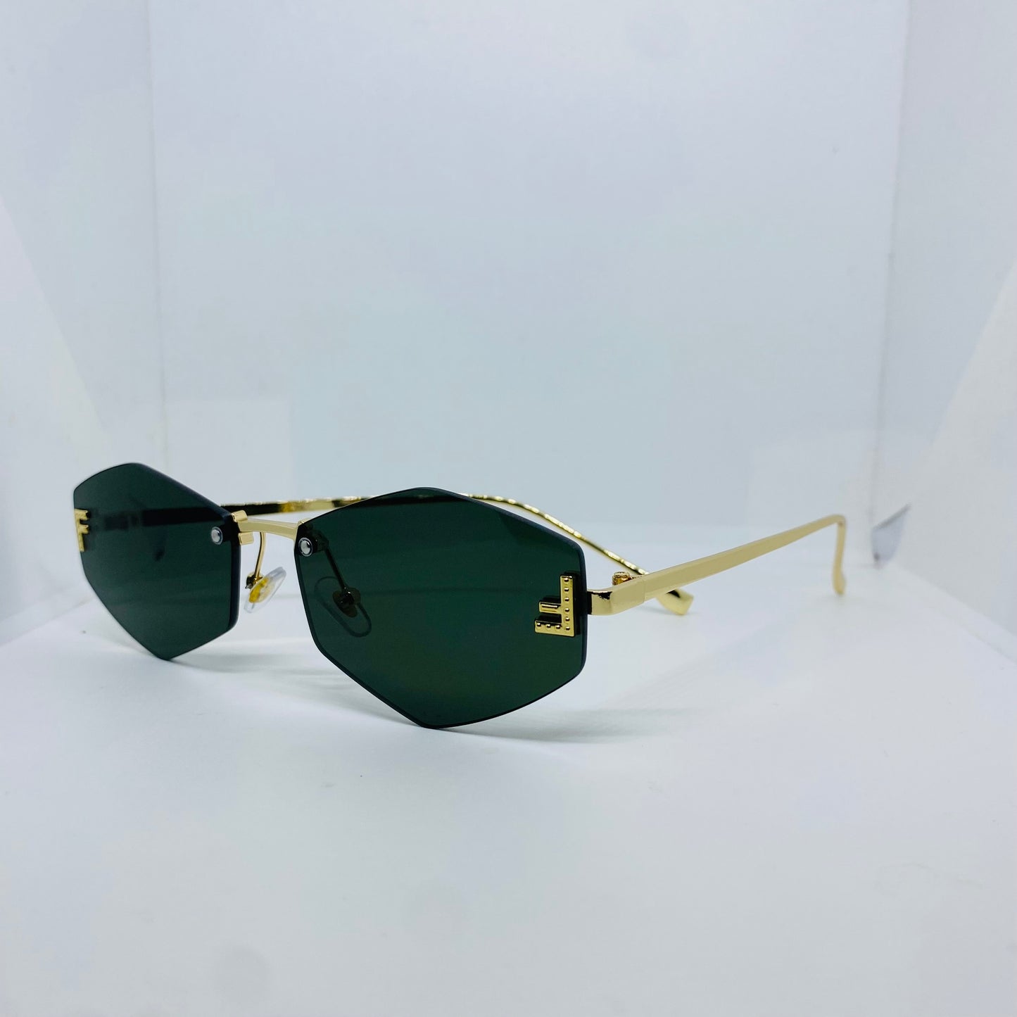 GOLD WITH GREEN