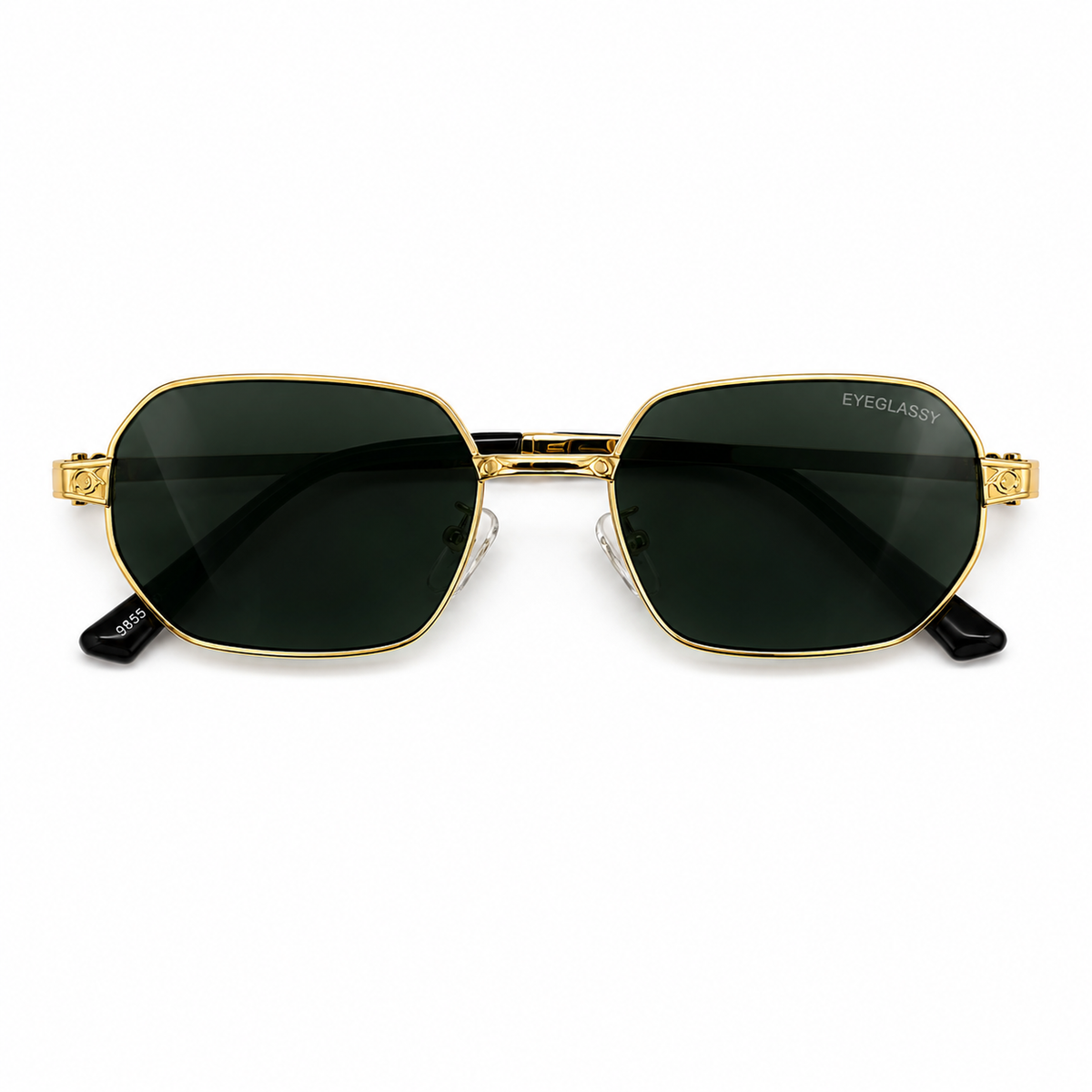 GOLD WITH GREEN