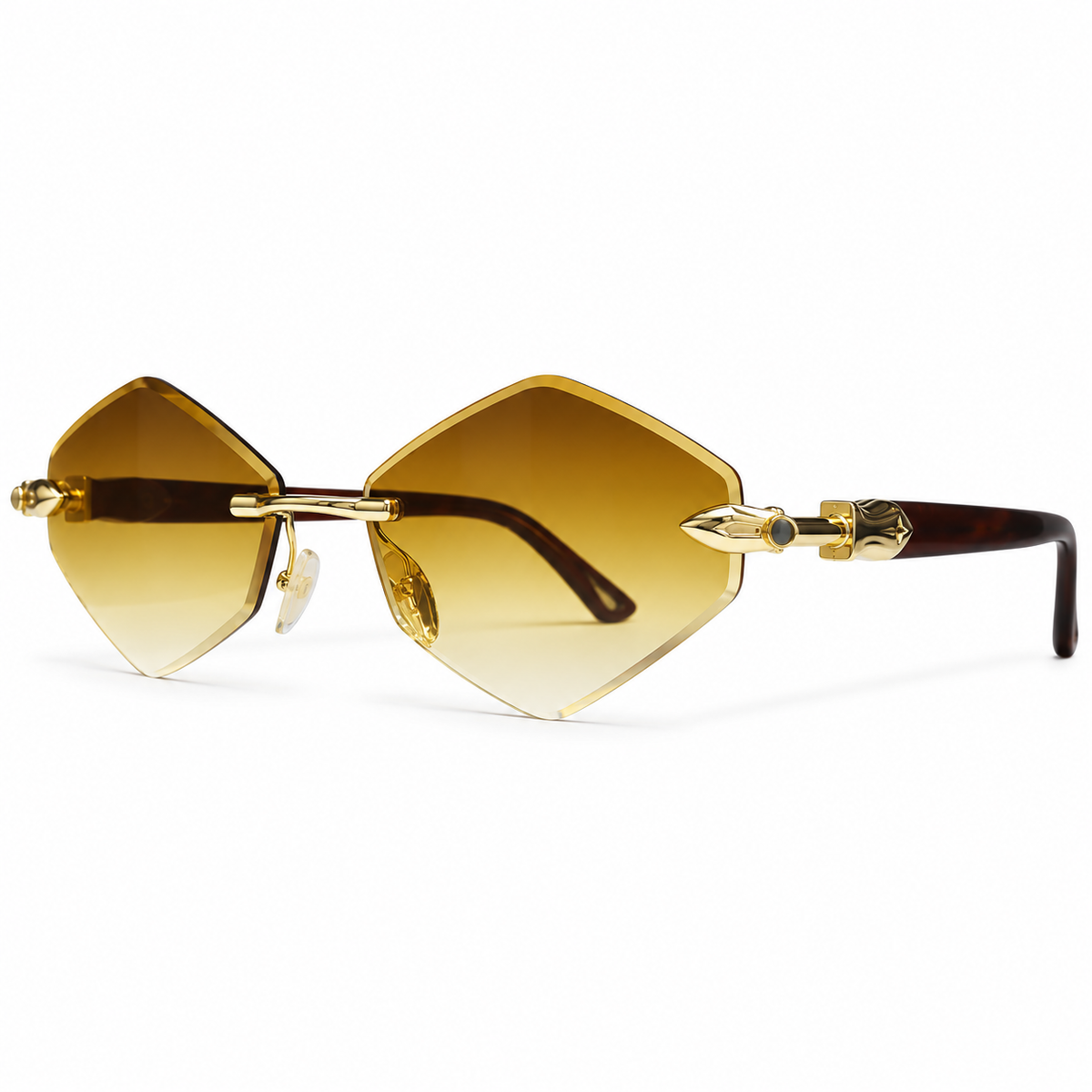 GOLD WITH BROWN