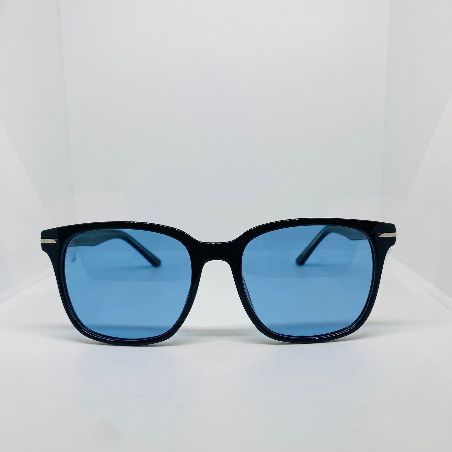 BLACK WITH BLUE
