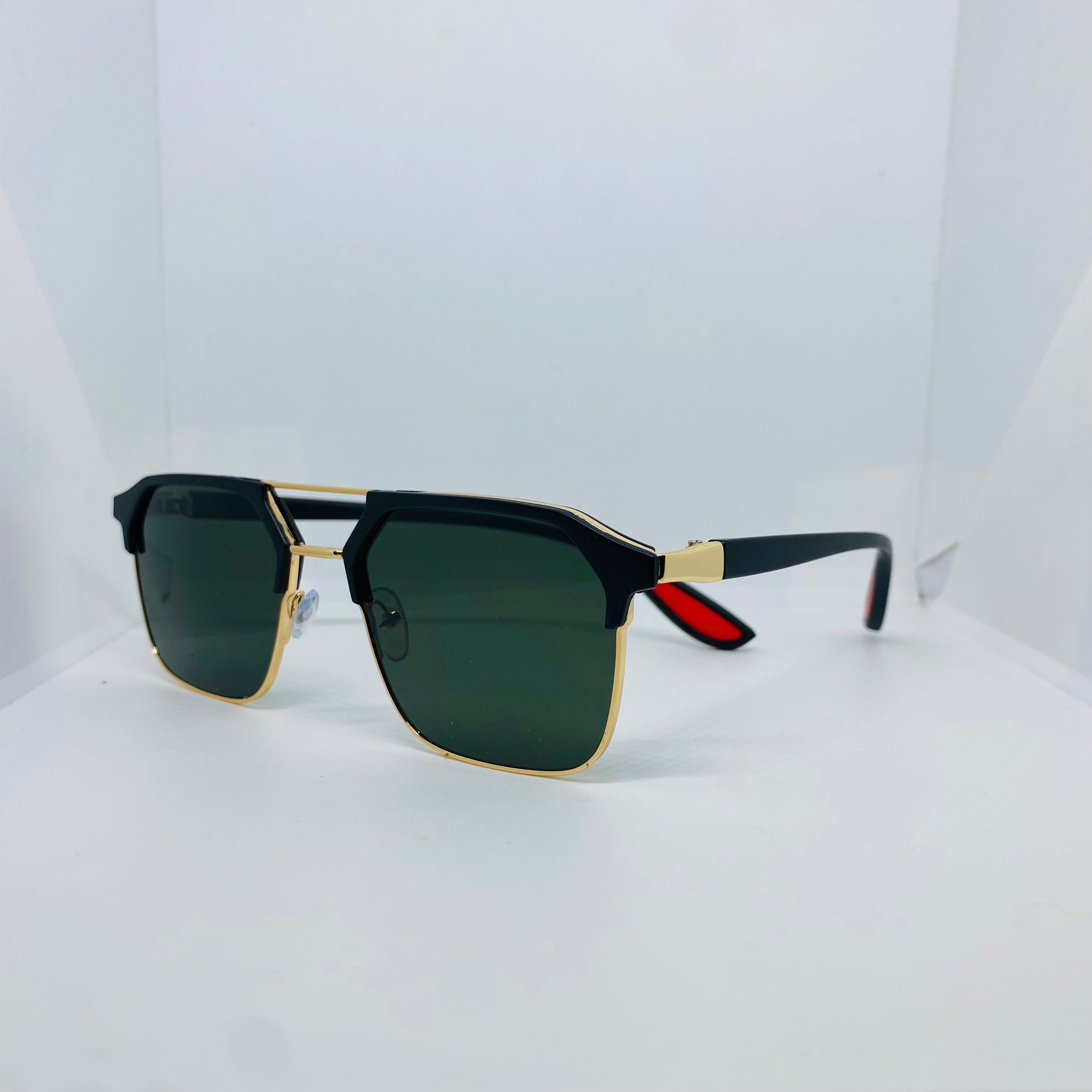 GOLD WITH GREEN