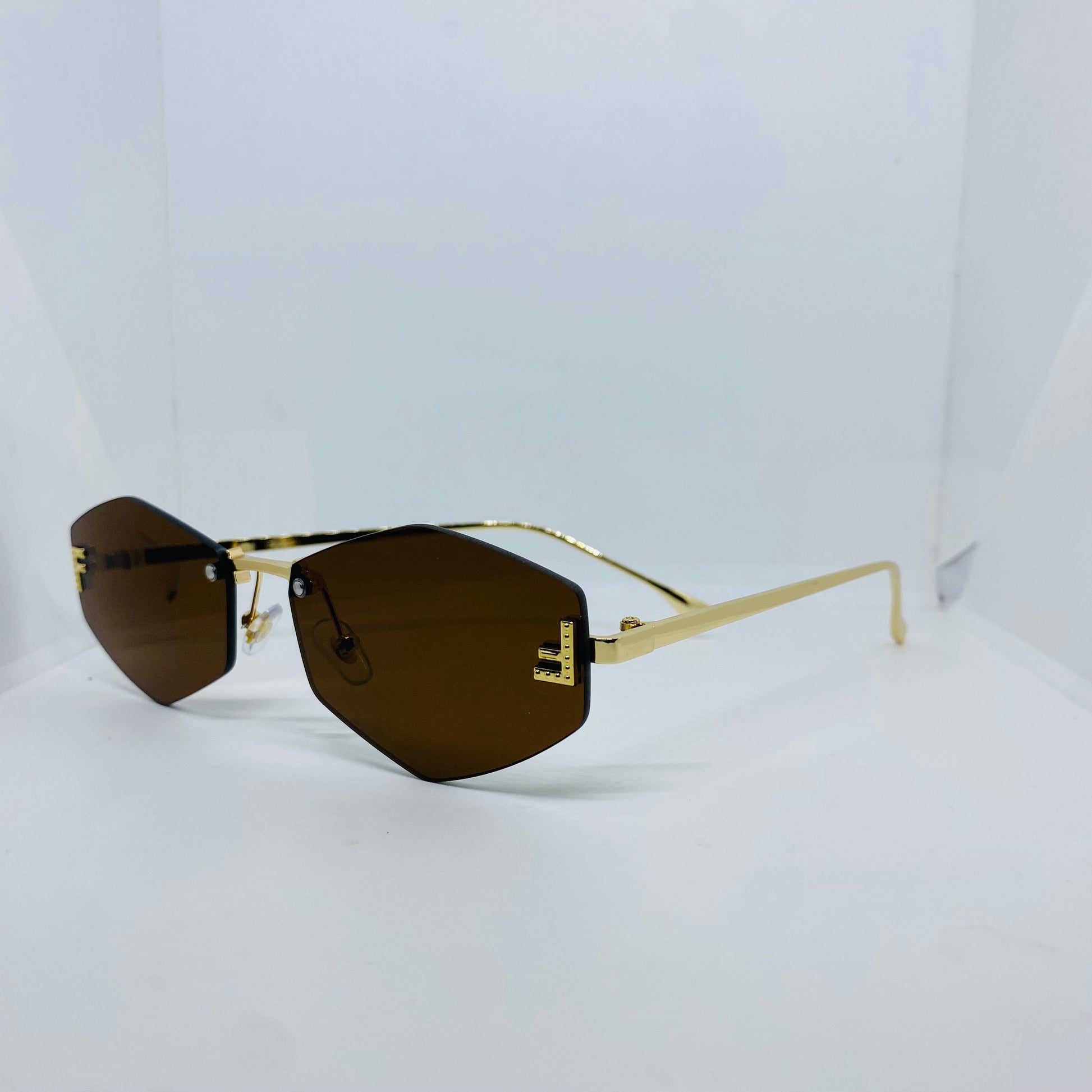 GOLD WITH BROWN