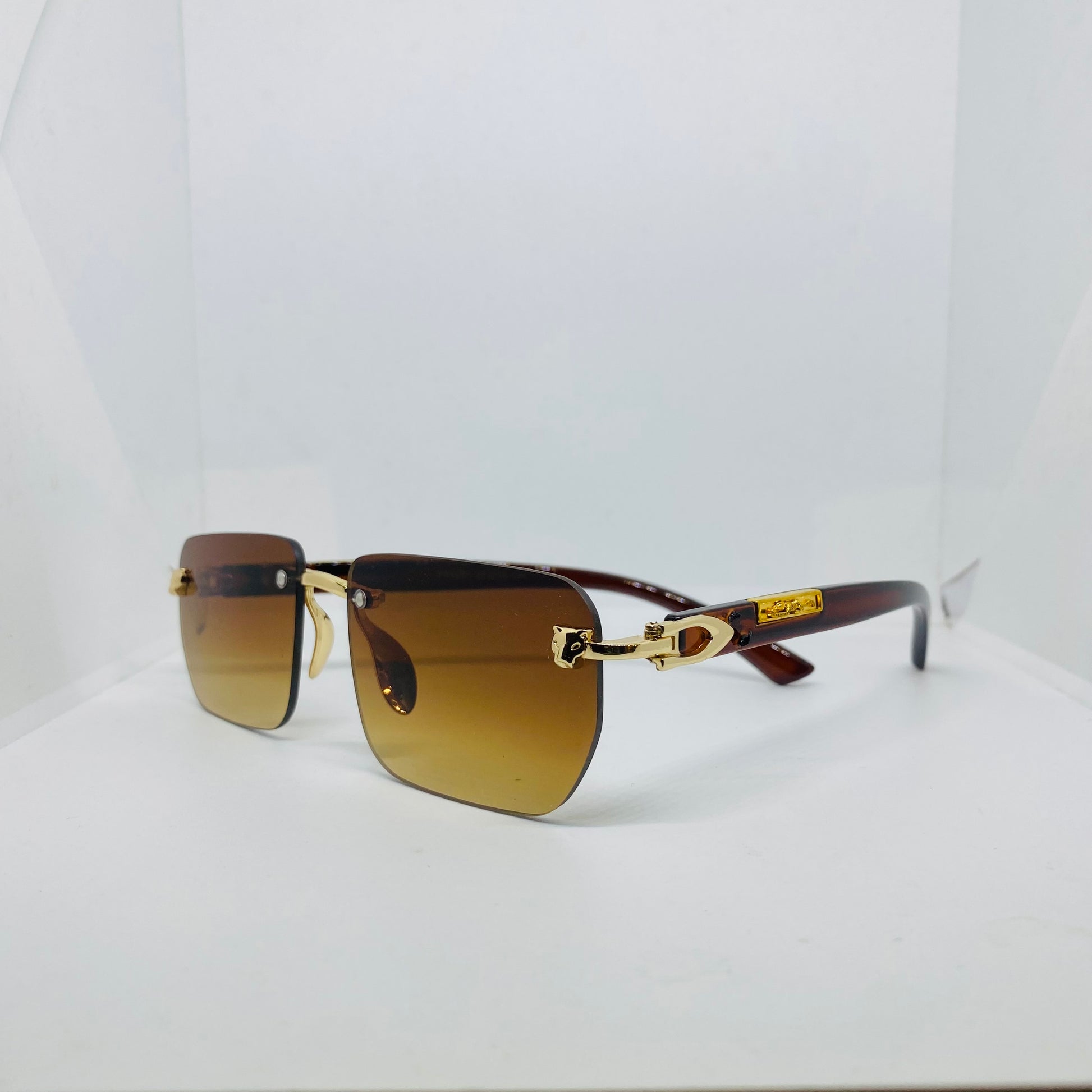 GOLD WITH BROWN