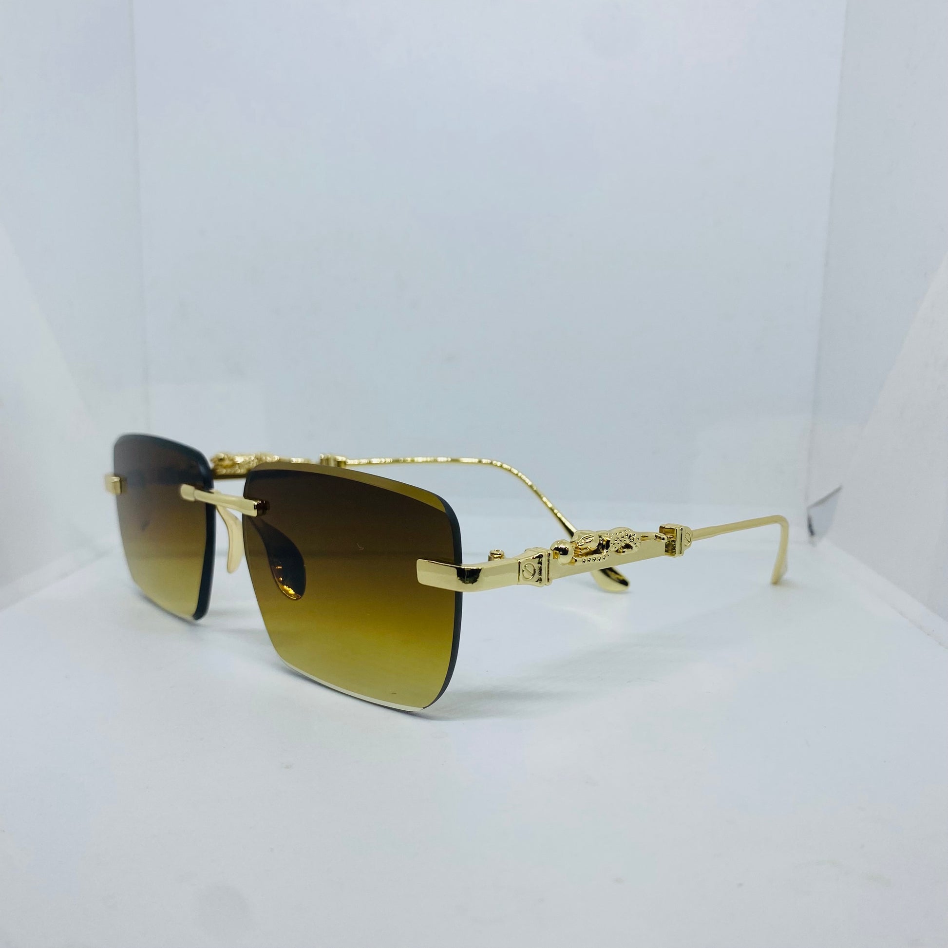 GOLD WITH BROWN