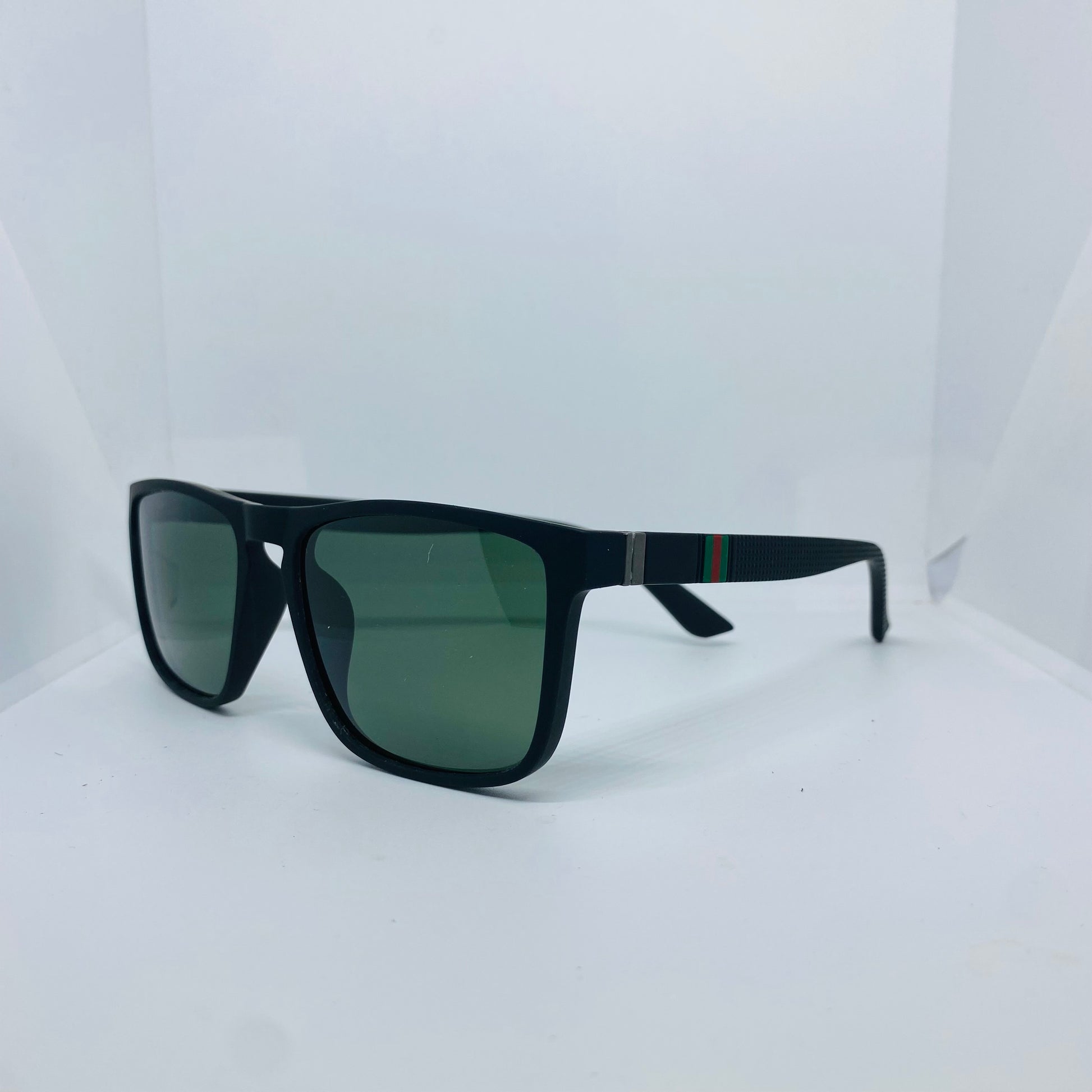 BLACK WITH GREEN