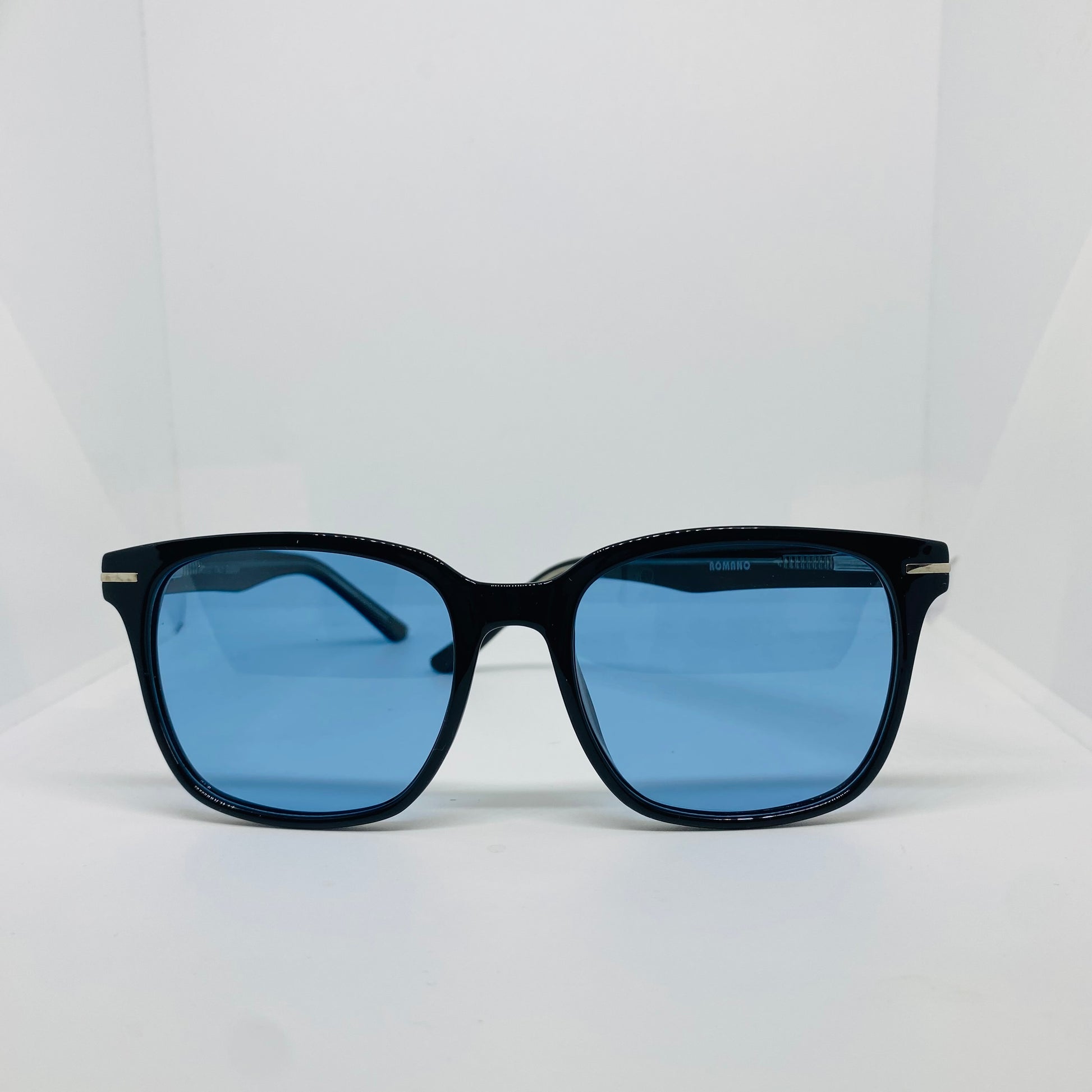 BLACK WITH BLUE