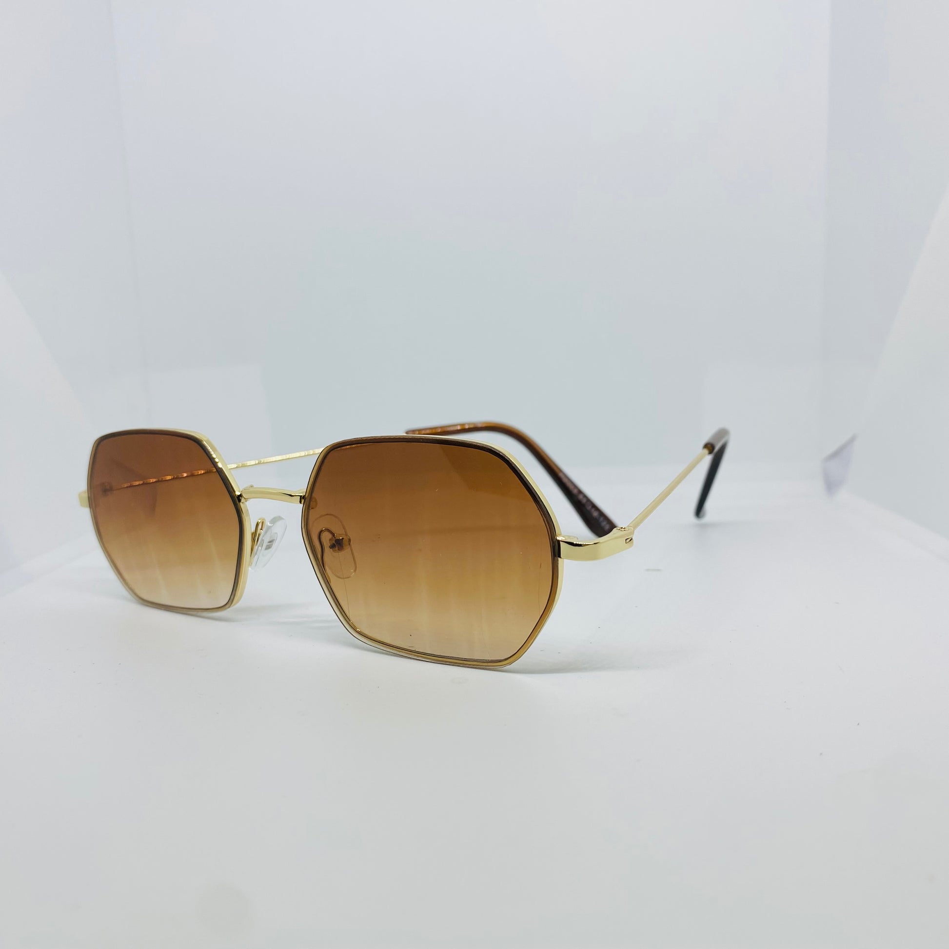 GOLD WITH BROWN 