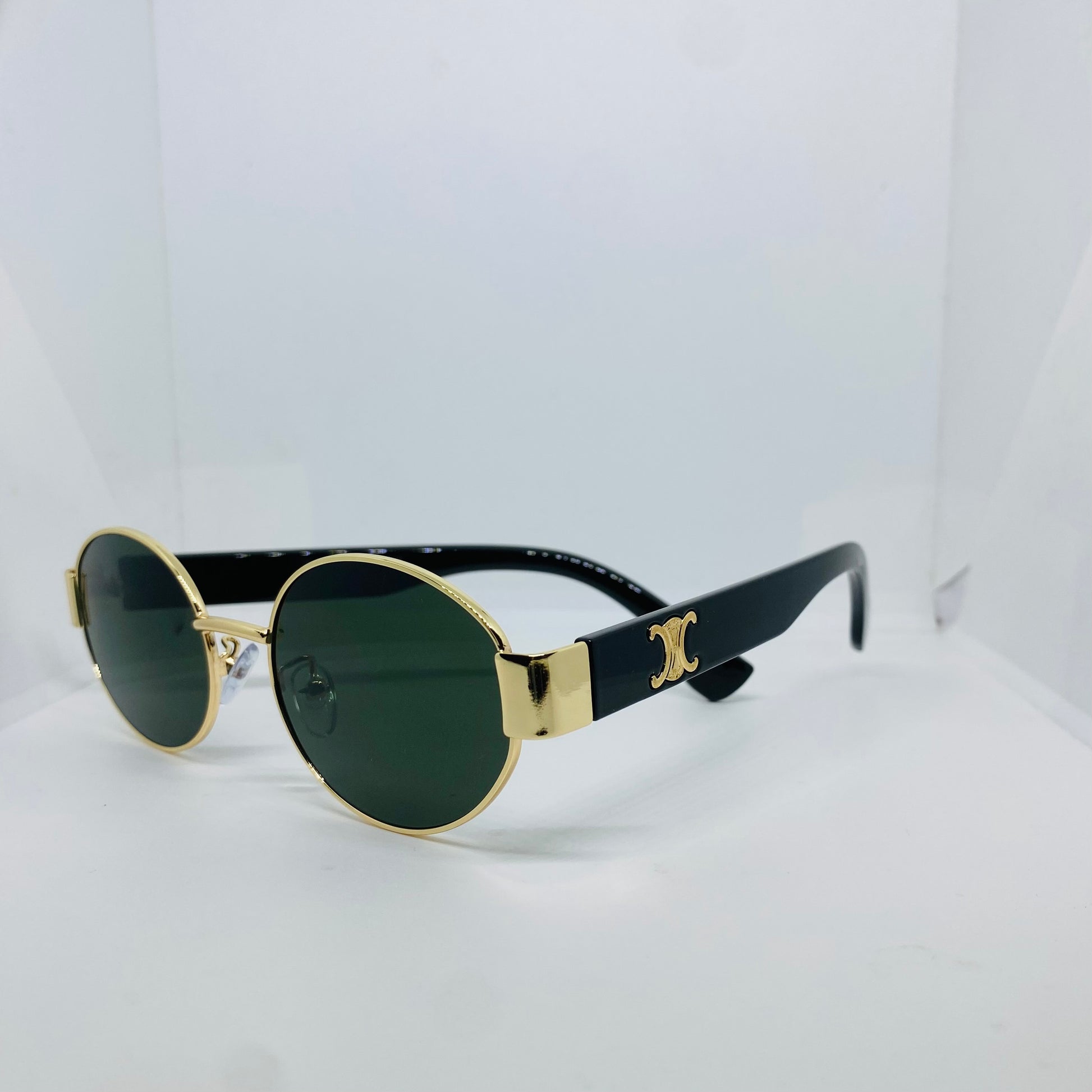 GOLD WITH GREEN