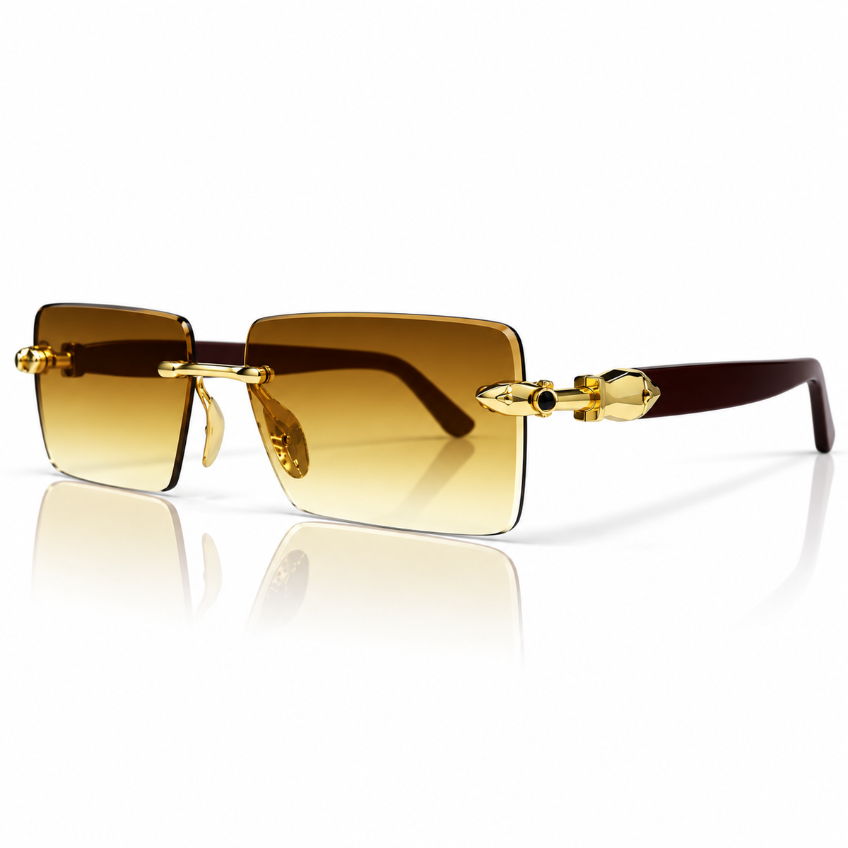 GOLD WITH BROWN