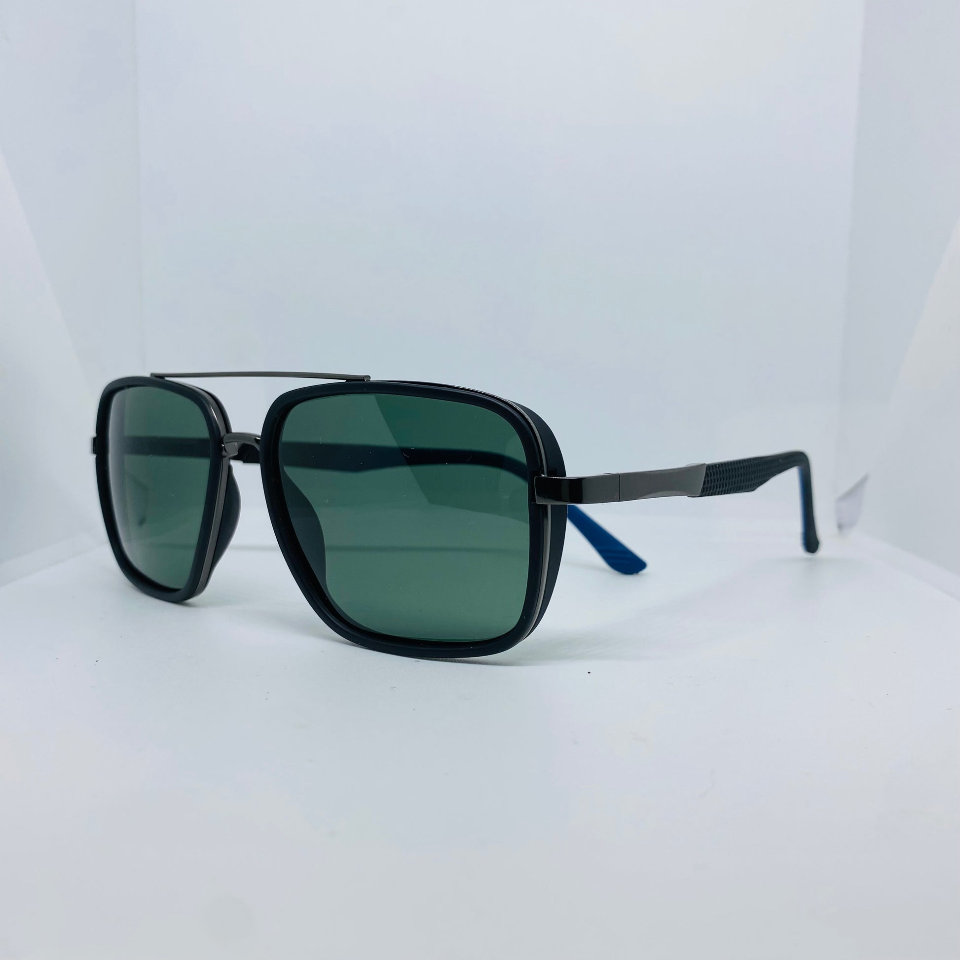 BLACK WITH GREEN