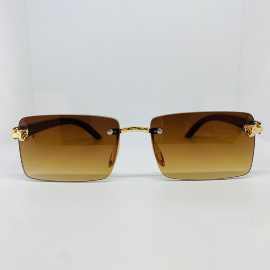 GOLD WITH BROWN