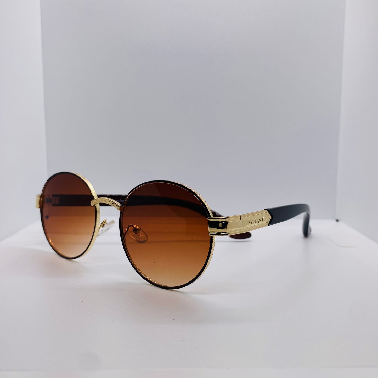 BROWN WITH GOLD