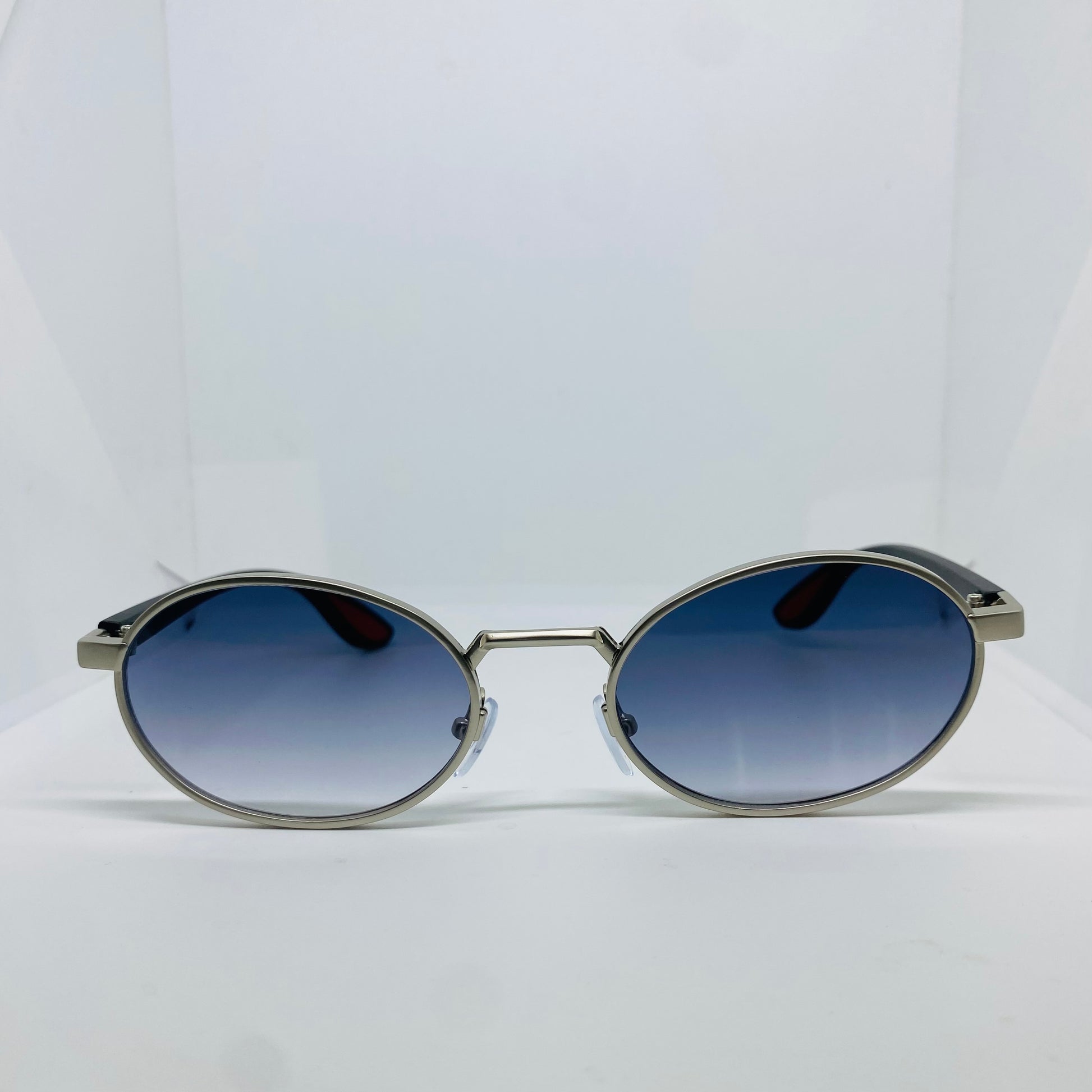 SILVER WITH BLUE