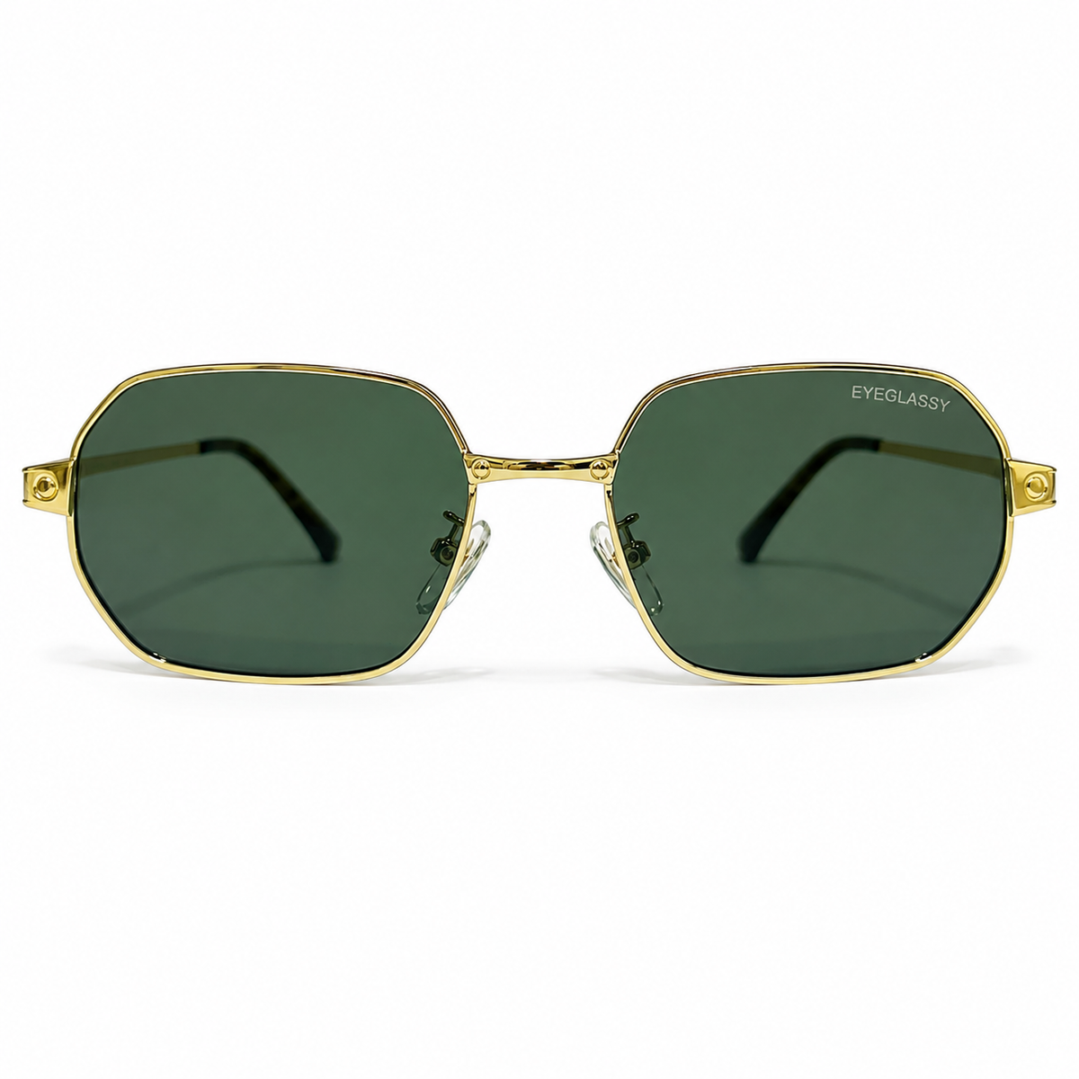GOLD WITH GREEN