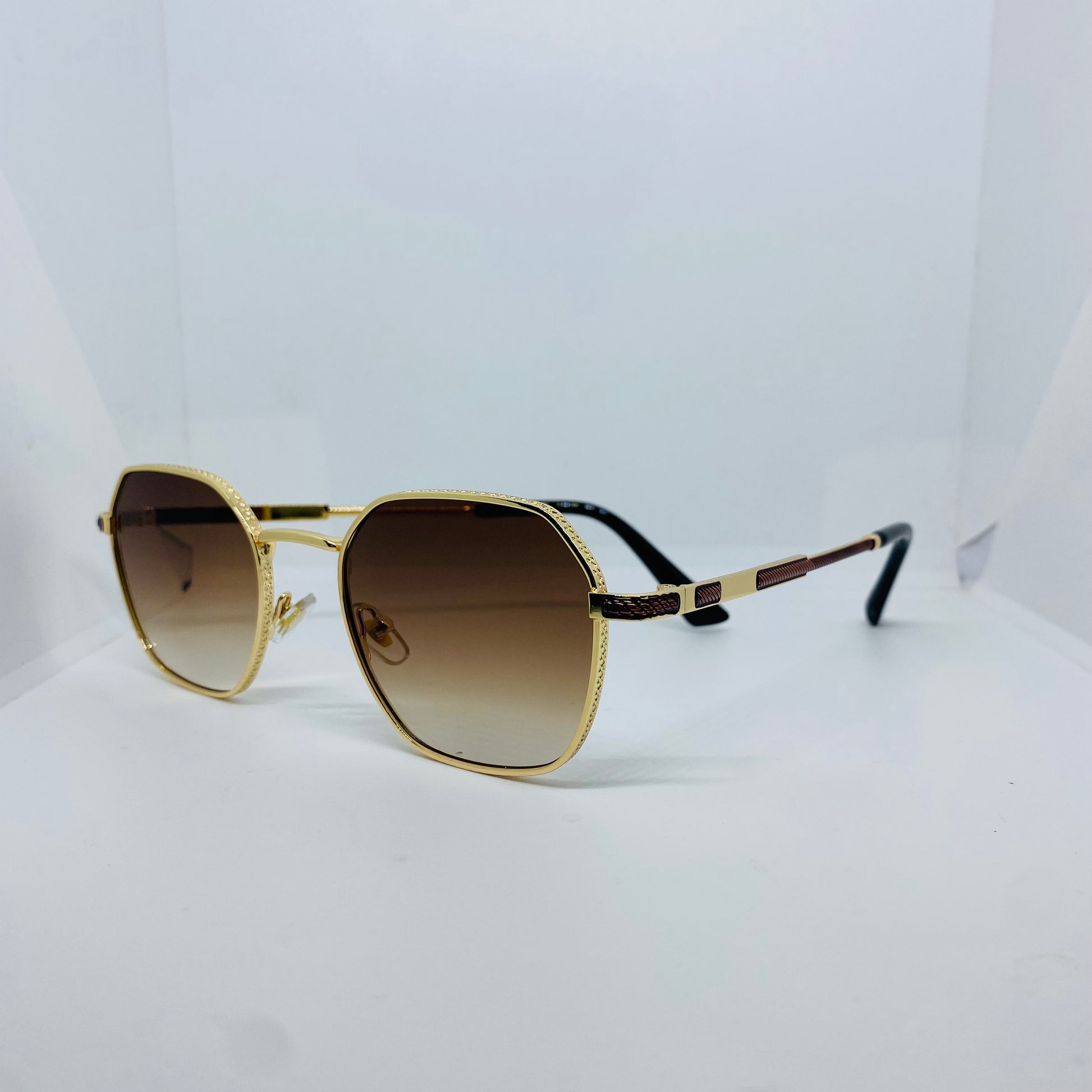 GOLD WITH BROWN