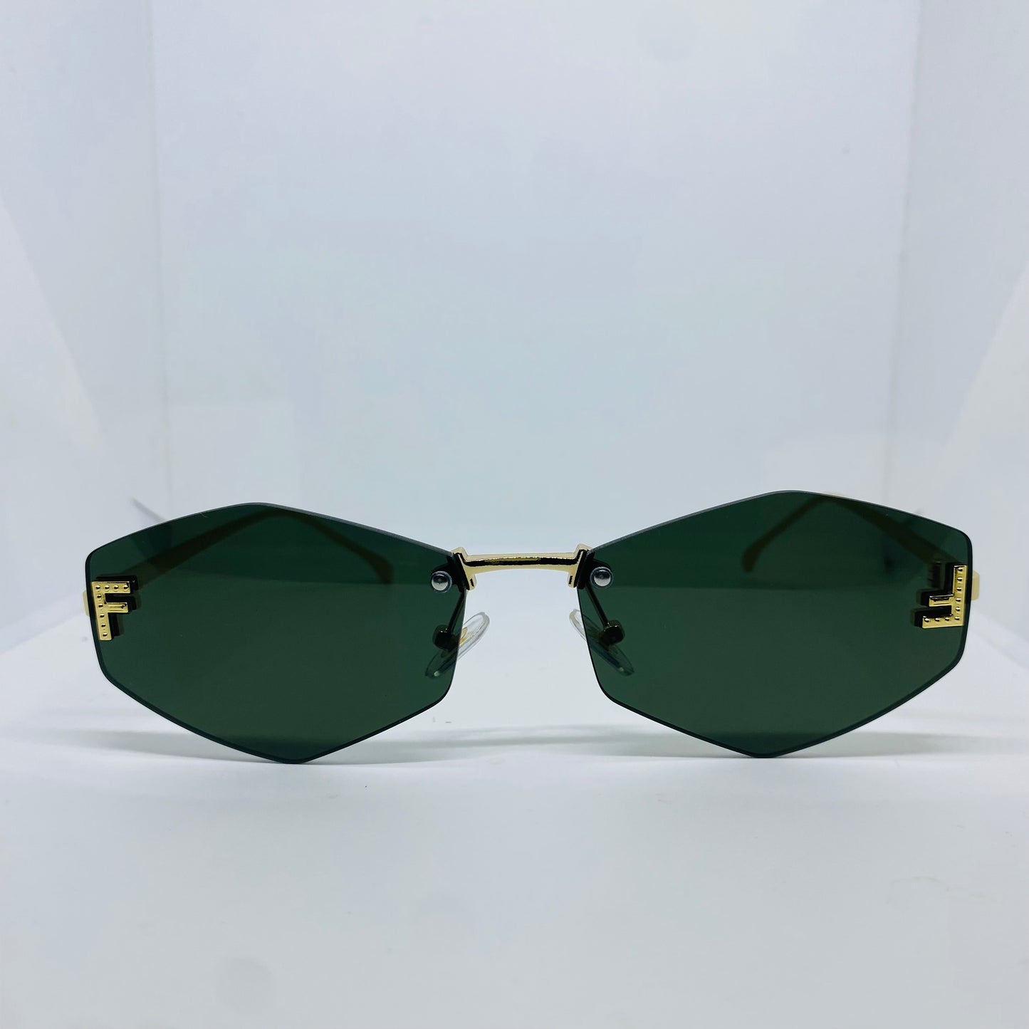 GOLD WITH GREEN