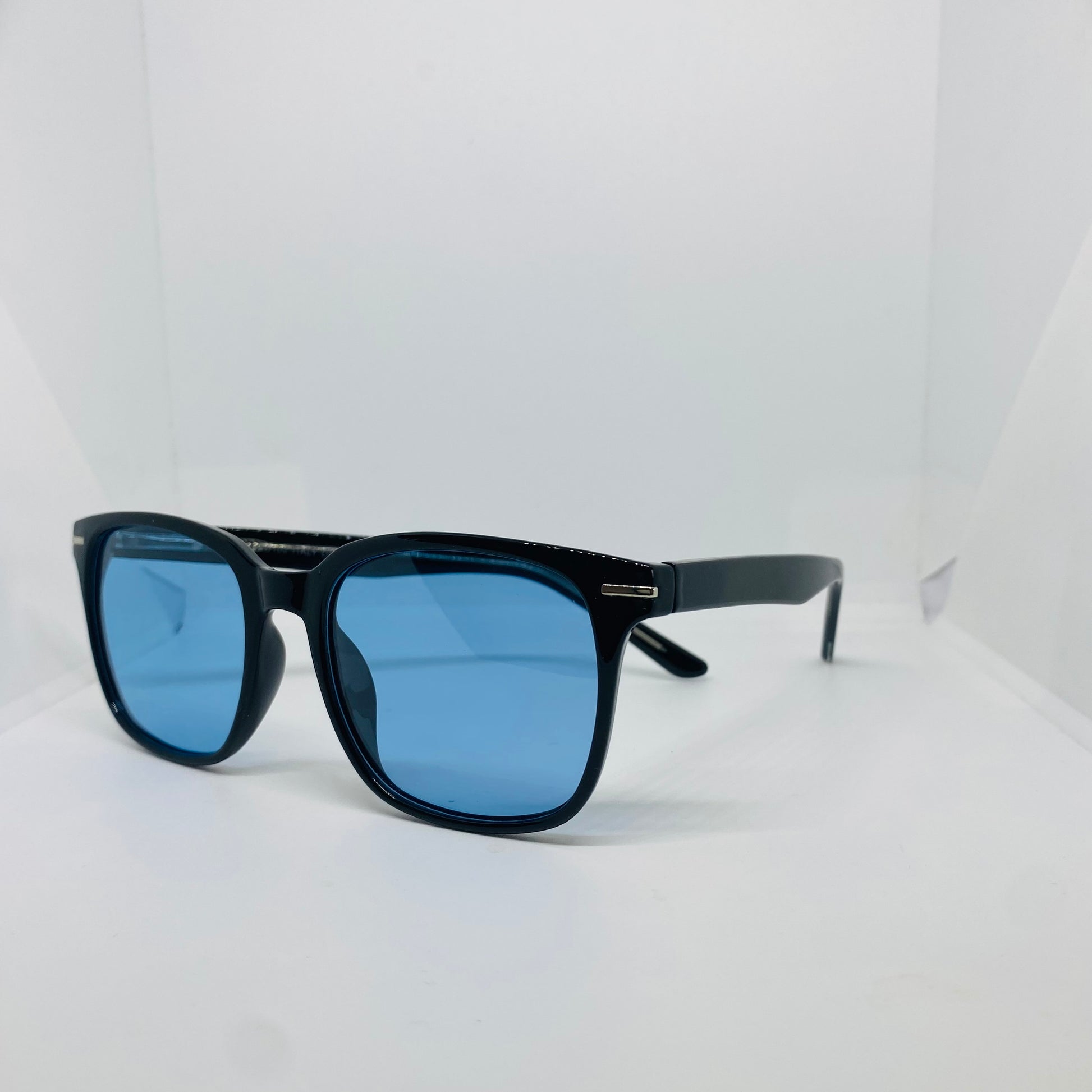 BLACK WITH BLUE
