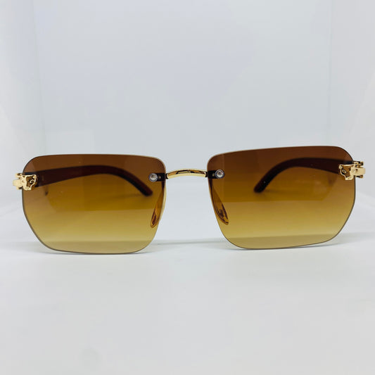 GOLD WITH BROWN