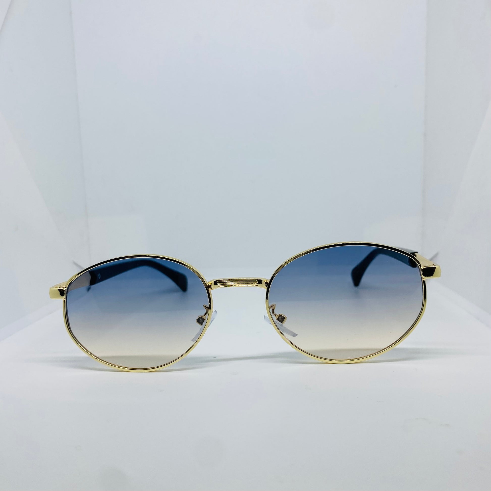 GOLD WITH BLUE