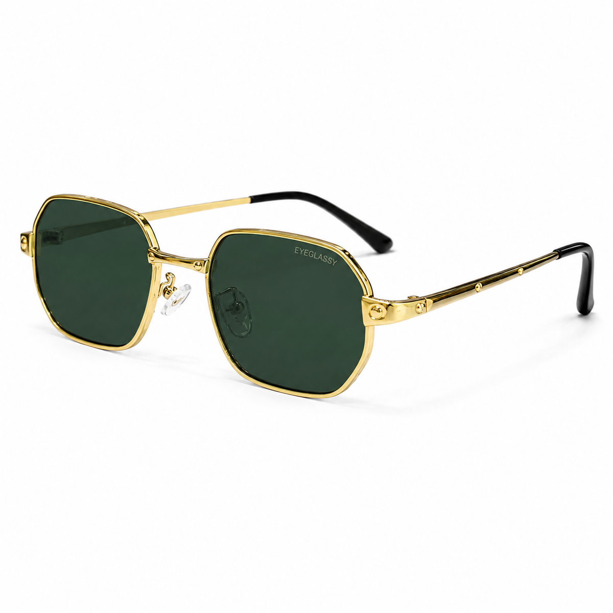 GOLD WITH GREEN