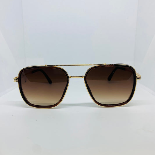 GOLD WITH BROWN