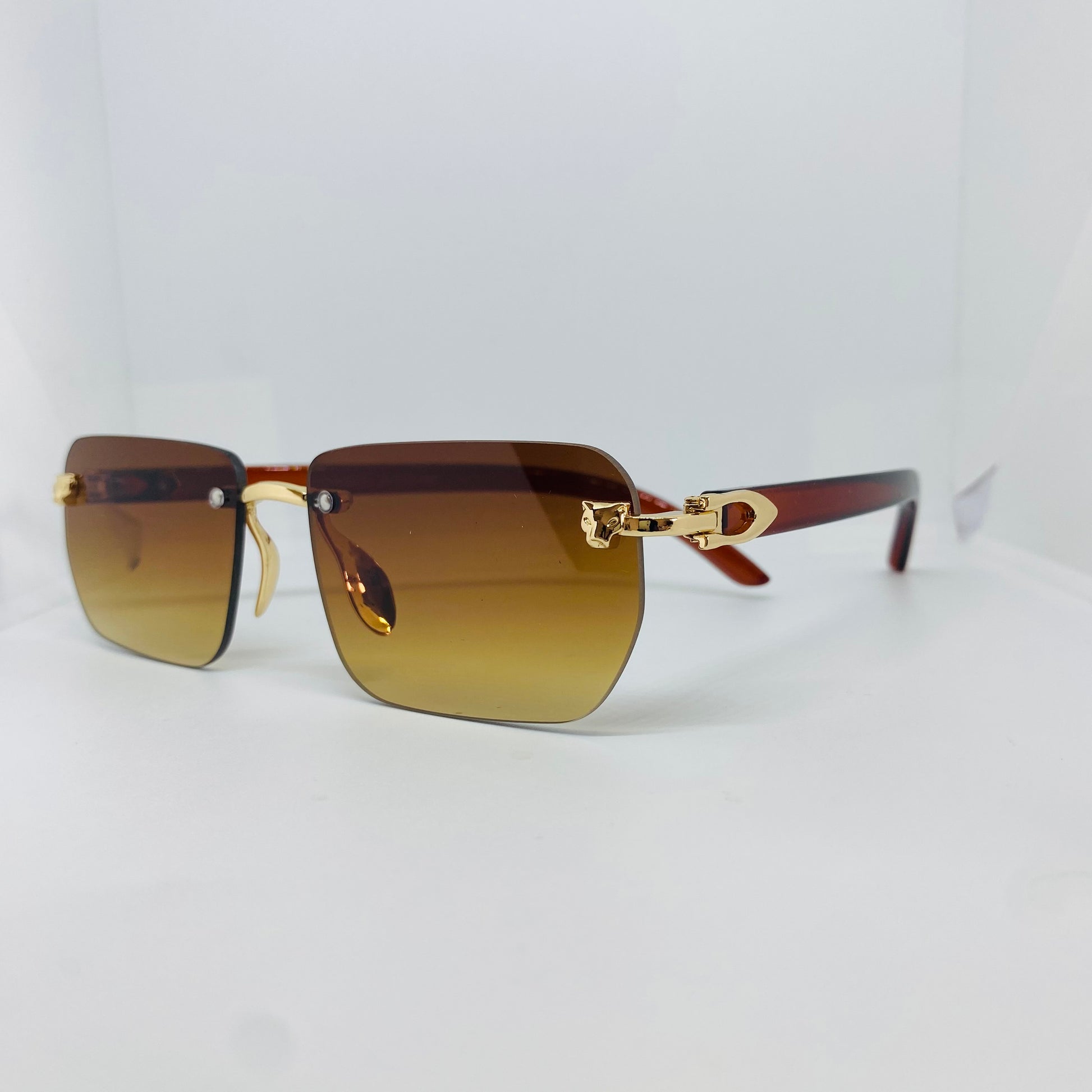 GOLD WITH BROWN
